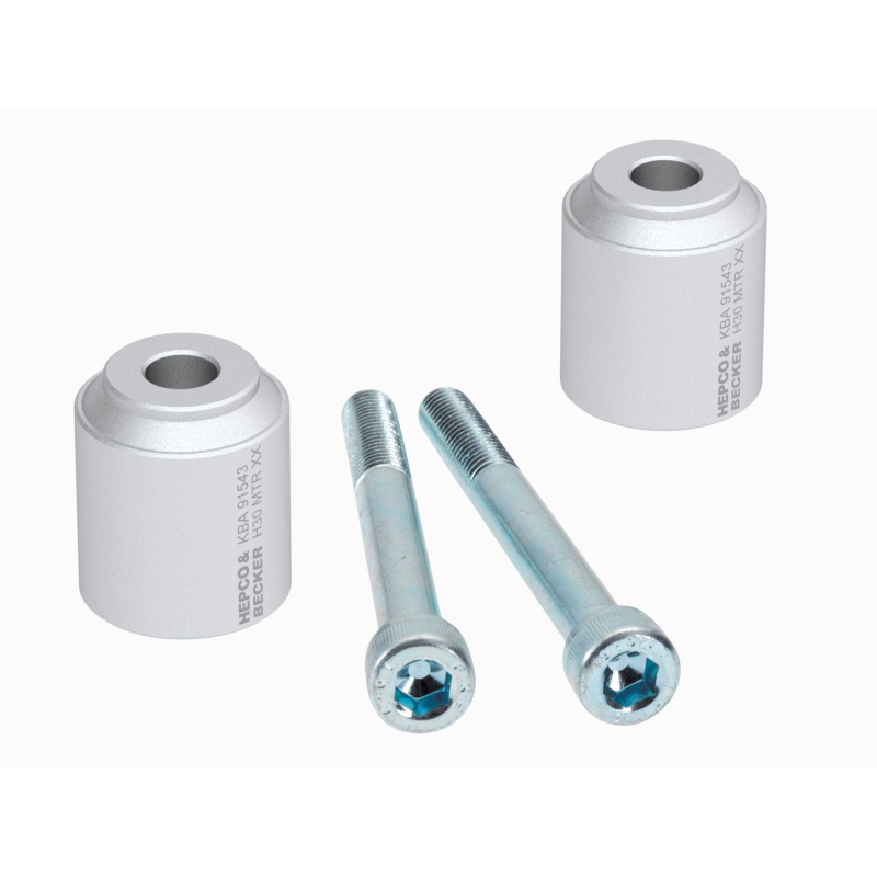 F 800 GS 2008-2023 ✓ Rehausseur de guidon Hepco Becker 30 mm argent