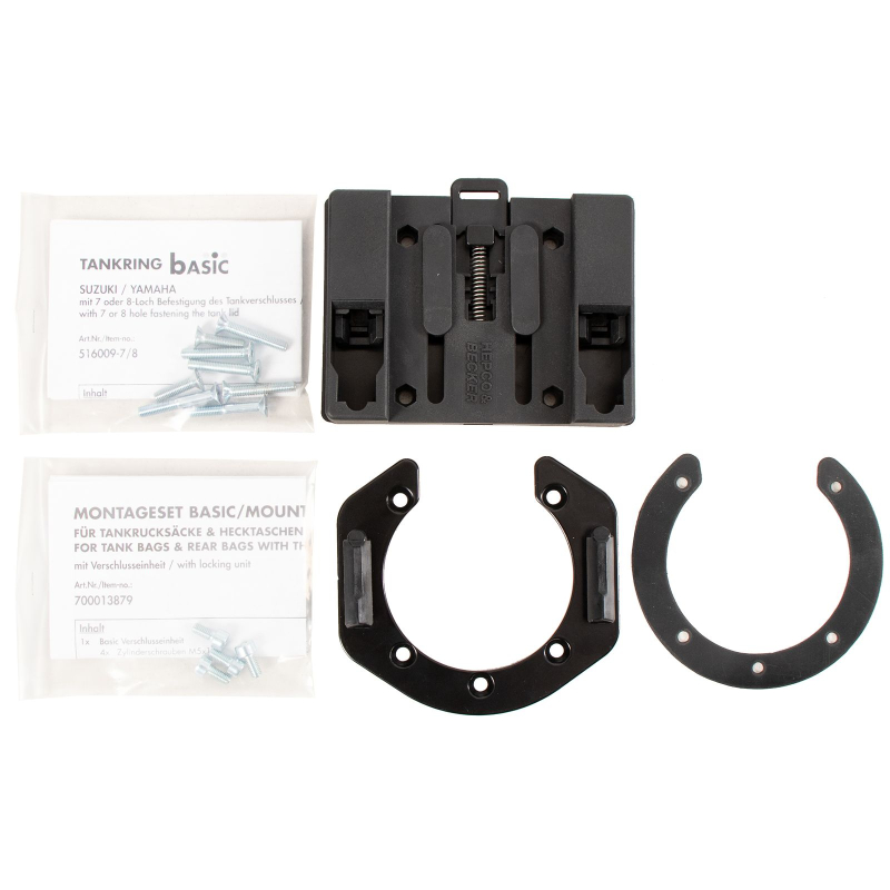 VX 800 1990-1997 ✓ Support sacoche réservoir Lock-it tanking "BASIC" Hepco-Becker