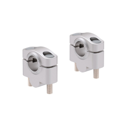 MT-03 à partir 2025 ✓ Rehausseur de guidon Hepco Becker 25 mm argent