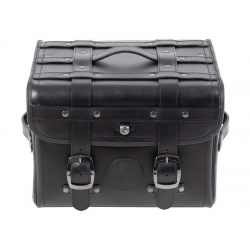 Bagagerie Hepco-Becker / Krauser ✓ Sacoche Cuir Rugged CHEST Noir HEPCO-BECKER pour Tubulaire - Salon