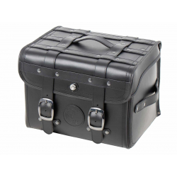 Bagagerie Hepco-Becker / Krauser ✓ Sacoche Cuir Rugged CHEST Noir HEPCO-BECKER pour Tubulaire - Salon