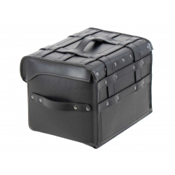 Bagagerie Hepco-Becker / Krauser ✓ Sacoche Cuir Rugged CHEST Noir HEPCO-BECKER pour Tubulaire - Salon