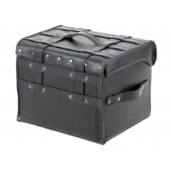 Bagagerie Hepco-Becker / Krauser ✓ Sacoche Cuir Rugged CHEST Noir HEPCO-BECKER pour Tubulaire - Salon