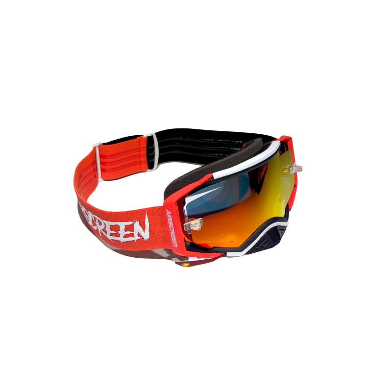 AERO EX ✓ Masque AirScreen AERO EX 06 - Couleur écran Iridium Rouge