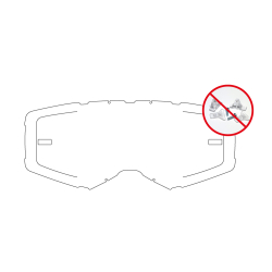 Accessoires ✓ AirScreen écran de remplacement AERO EX - Hydrophobe Clair