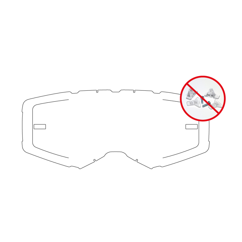 Accessoires ✓ AirScreen écran de remplacement AERO EX - Hydrophobe Clair