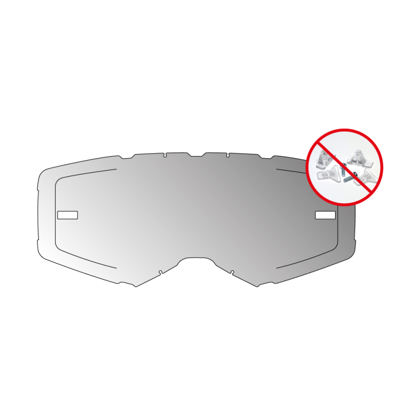 Accessoires ✓ AirScreen écran de remplacement AERO EX - Hydrophobe iridium Miroir