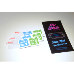 Accessoires ✓ AirScreen Rain/Mud, film universels Hydrophobe 50mm - Kit 10 films