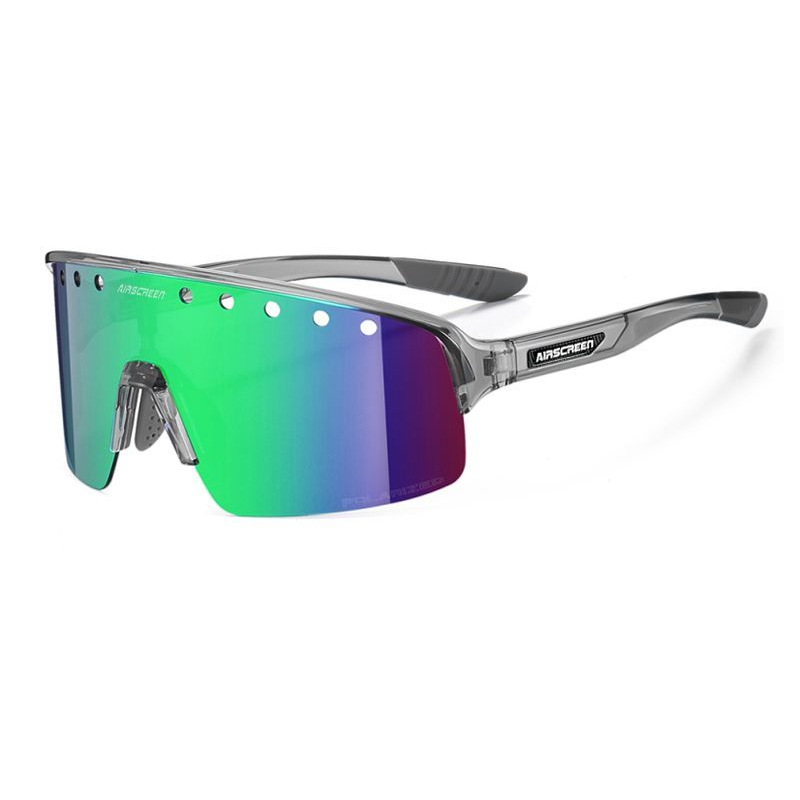 GRAVIC ✓ AirScreen Gravic - Monture Transparente / Verre Iridium Vert