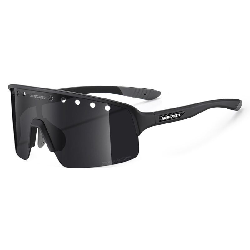 GRAVIC ✓ AirScreen Gravic - Monture Noire / Verre Fumé