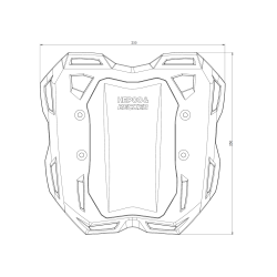 CB 125 F 2025- (modèle 2026) ✓ Smartrack Hepco-Becker
