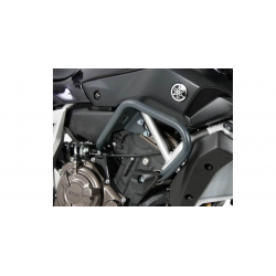 MT-07 2014-2017 ✓ Pare carters Hepco-Becker avec tampons de protection