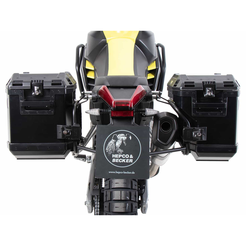 Tuareg 660 2025- ✓ Ensemble supports + valises Xplorer Cutout Set - Noir