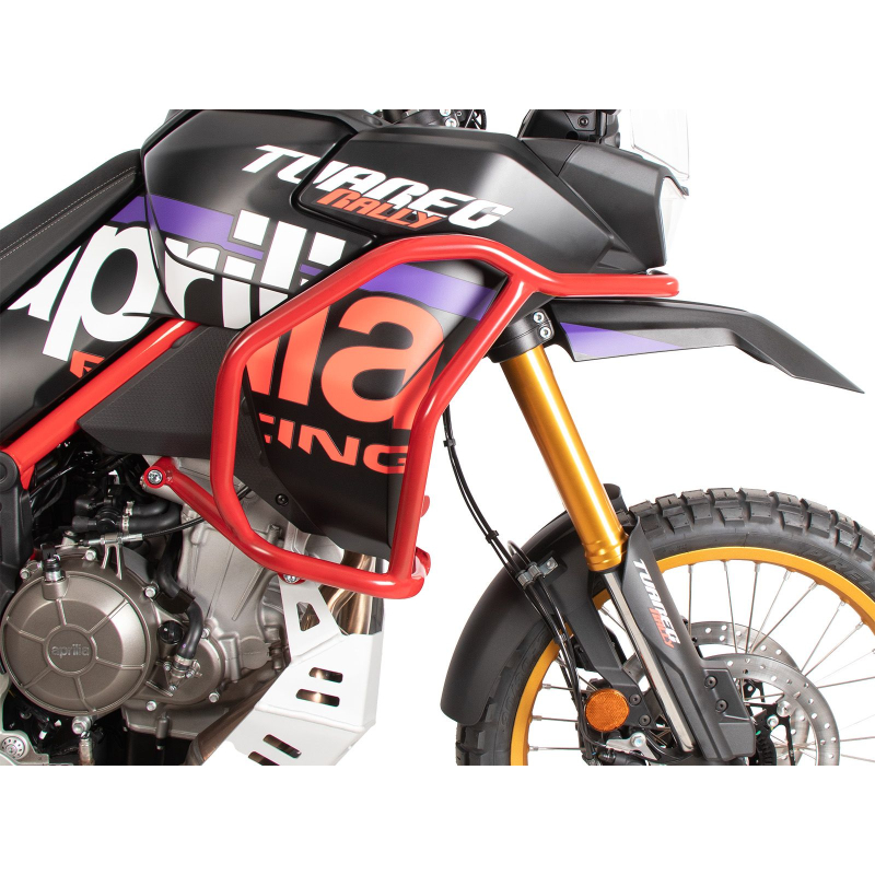 Tuareg 660 2025- ✓ Protections de réservoir ROUGE Hepco-Becker