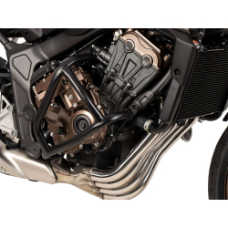 CB 650 R / E-Clutch 2024- ✓ Pare carters "SOLID" E-CLUTCH de protection Hepco-Becker