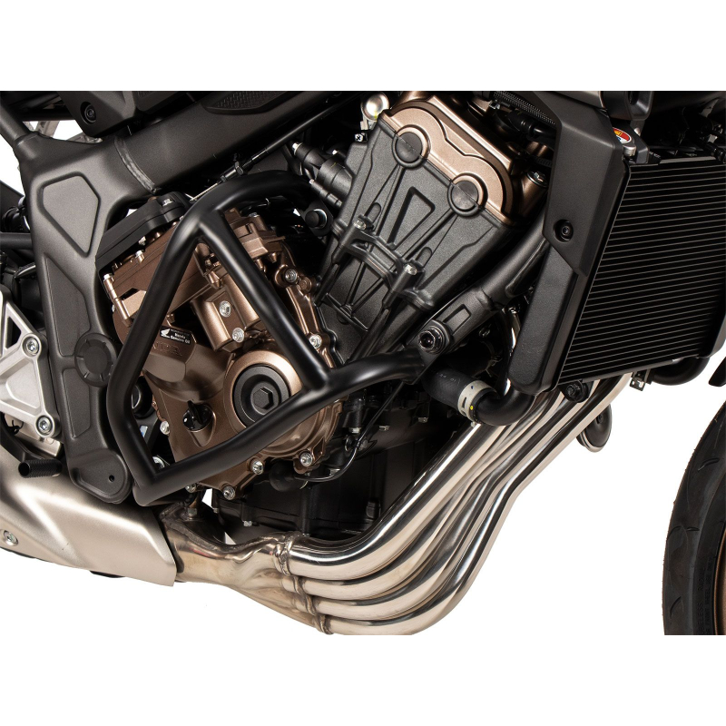 CB 650 R / E-Clutch 2024- ✓ Pare carters "SOLID" E-CLUTCH de protection Hepco-Becker