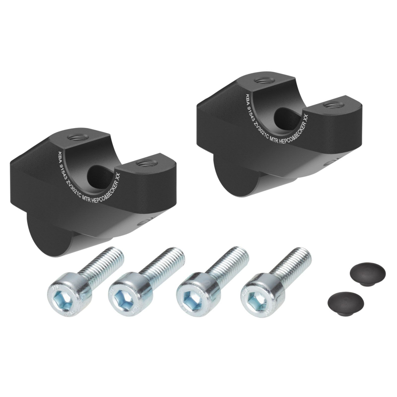 CMX 1100 Rebel 2025- ✓ Rehausseur de guidon Hepco Becker 30 mm et décalage de 21 mm noir