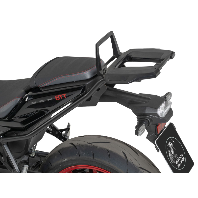 GSX-8TT à partir de 2026 ✓ Support de top case Alurack Hepco-Becker