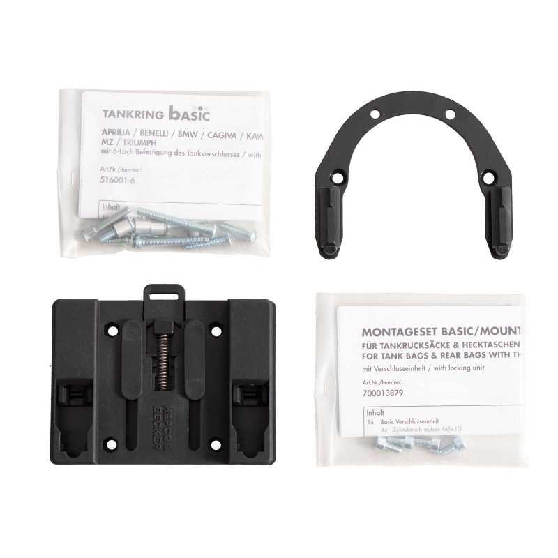 Charade 1000 ✓ Support sacoche reservoir Lock-it Tanking Basic Hepco-Becker