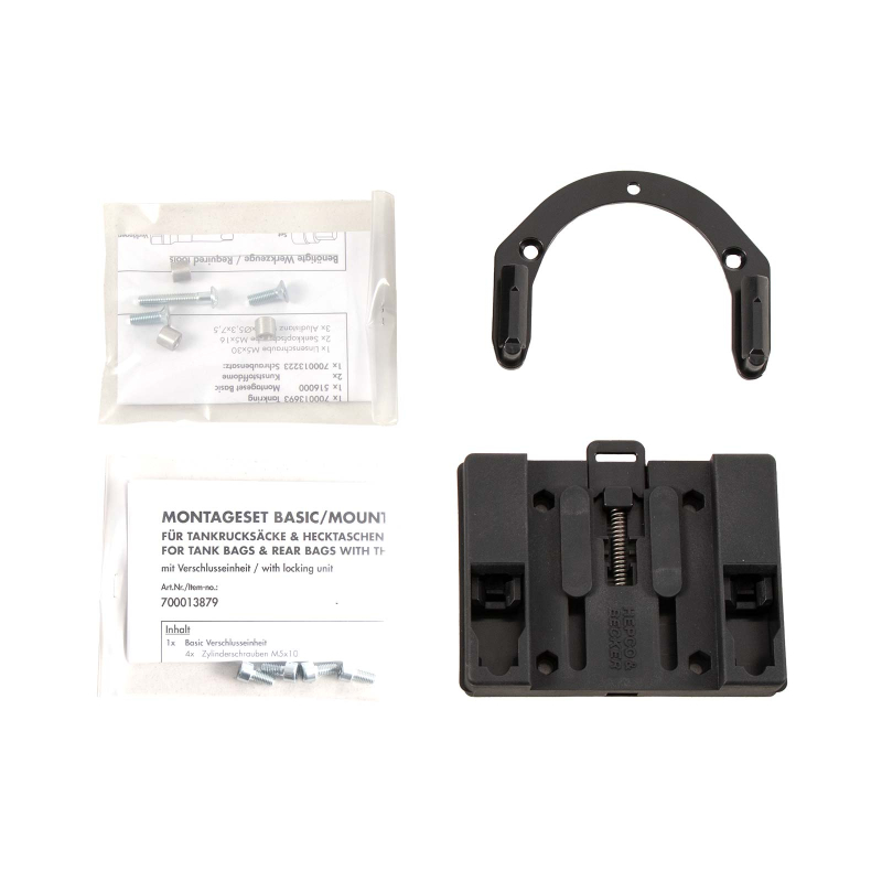 SV 650 / S 2016 ✓ Support sacoche réservoir Lock-it Tankring Basic Hepco-Becker