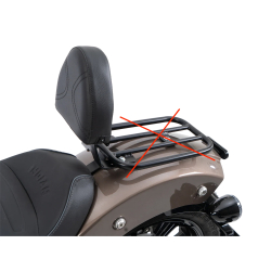 Scout Bobber 2025- ✓ Dosseret conducteur pour Solorack Hepco-Becker