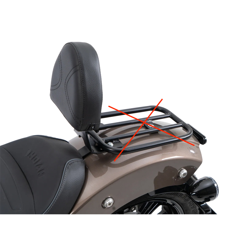 Scout Bobber 2025- ✓ Dosseret conducteur pour Solorack Hepco-Becker