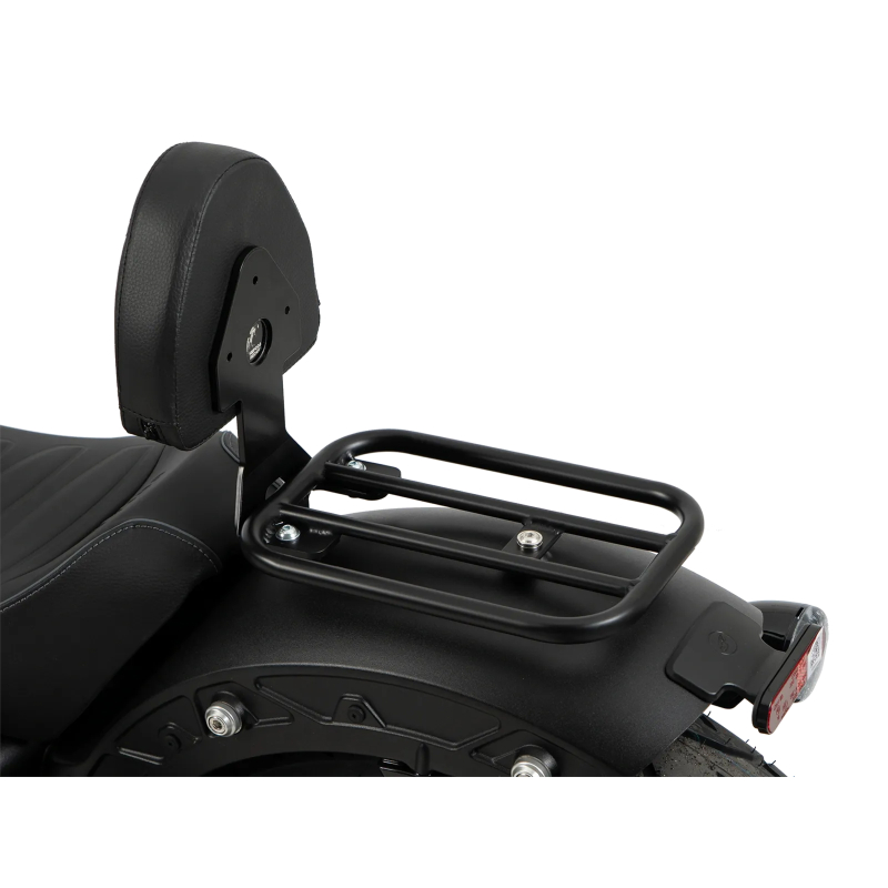 Scout Sixty Bobber 2025- ✓ Solorack avec dosseret Hepco-Becker