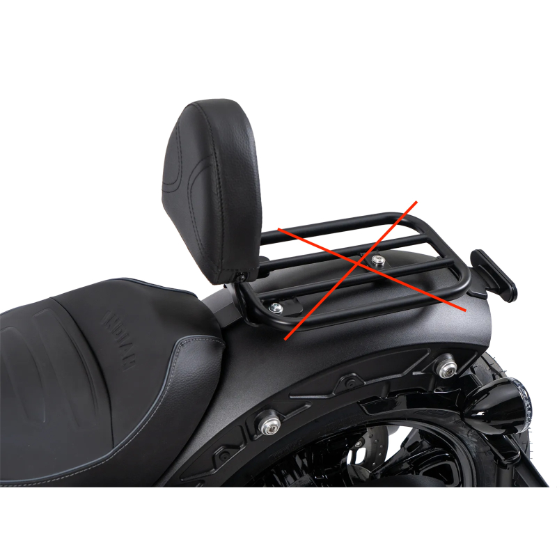 Scout Sixty Bobber 2025- ✓ Dosseret conducteur pour Solorack Hepco-Becker