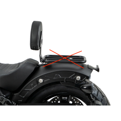 Scout Sixty Bobber 2025- ✓ Dosseret conducteur pour Solorack Hepco-Becker