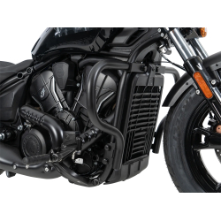 Scout Sixty Bobber 2025- ✓ Pare carters Hepco-Becker noir Non compatible avec les commandes avancées