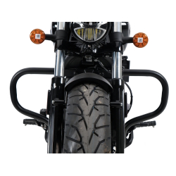 Scout Sixty Bobber 2025- ✓ Pare carters Hepco-Becker noir Non compatible avec les commandes avancées