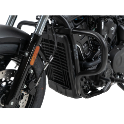 Scout Sixty Bobber 2025- ✓ Pare carters Hepco-Becker noir Non compatible avec les commandes avancées