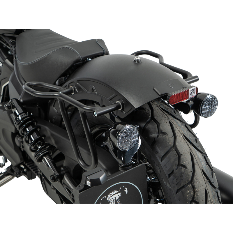 Scout Sixty Bobber 2025- ✓ Supports sacoches type Rugged Cutout Hepco-Becker