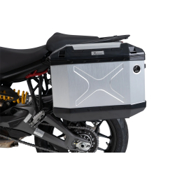 Multistrada V2 / S à partir de 2025- ✓ Ensemble supports + valises Xplorer Cutout Set - Alu