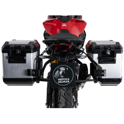 Multistrada V2 / S à partir de 2025- ✓ Ensemble supports + valises Xplorer Cutout Set - Alu