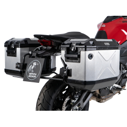Multistrada V2 / S à partir de 2025- ✓ Ensemble supports + valises Xplorer Cutout Set - Alu
