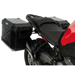 Multistrada V2 / S à partir de 2025- ✓ Ensemble supports + valises Xplorer Cutout Set - Noir