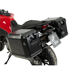 Multistrada V2 / S à partir de 2025- ✓ Ensemble supports + valises Xplorer Cutout Set - Noir