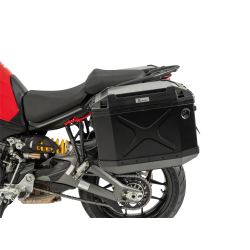 Multistrada V2 / S à partir de 2025- ✓ Ensemble supports + valises Xplorer Cutout Set - Noir