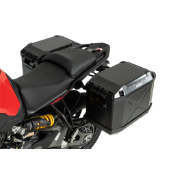 Multistrada V2 / S à partir de 2025- ✓ Ensemble supports + valises Xplorer Cutout Set - Noir