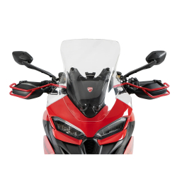 Multistrada V2 / S à partir de 2025- ✓ Renforts Protege mains Rouge Hepco-Becker