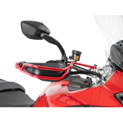 Multistrada V2 / S à partir de 2025- ✓ Renforts Protege mains Rouge Hepco-Becker