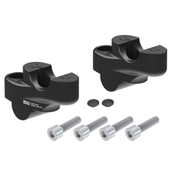 NC 750 X / DCT 2021- ✓ Rehausseur de guidon Hepco Becker 30 mm et décalage de 21 mm noir