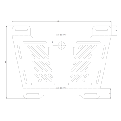 F 450 GS à partir de 2026 ✓ Extension de porte bagages Hepco-Becker