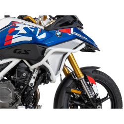F 450 GS à partir de 2026 ✓ Protections de réservoir blanc Hepco-Becker