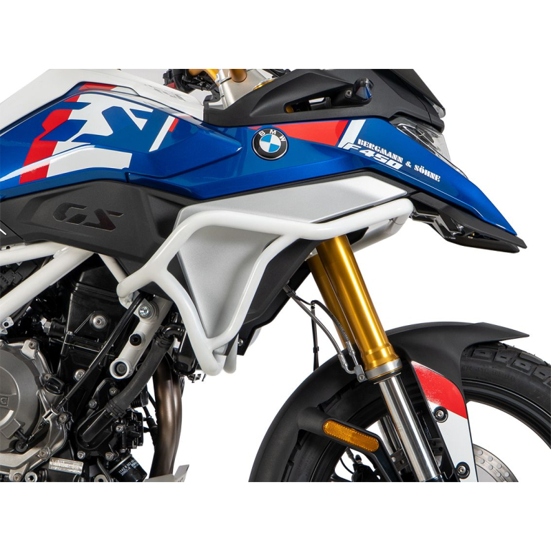 F 450 GS à partir de 2026 ✓ Protections de réservoir blanc Hepco-Becker