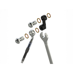 Bagagerie Hepco-Becker / Krauser ✓ ADAPTATEUR UNIVERSEL 30 MM POUR RALLONGER LES CONDUITES DE FREIN ET D'EMBRAYAGE - SPECIAL BMW