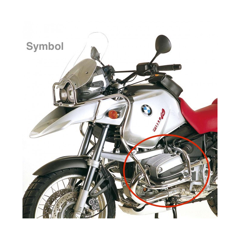 R 1150 GS 2000-2004 ✓ Pare cylindres Hepco-Becker Noir