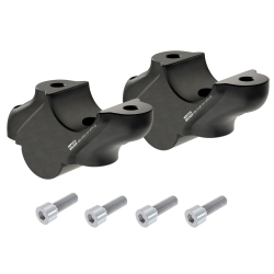 Himalayan 450 à partir de 2024 ✓ Rehausseur de guidon Hepco Becker 30 mm et décalage de 21 mm noir