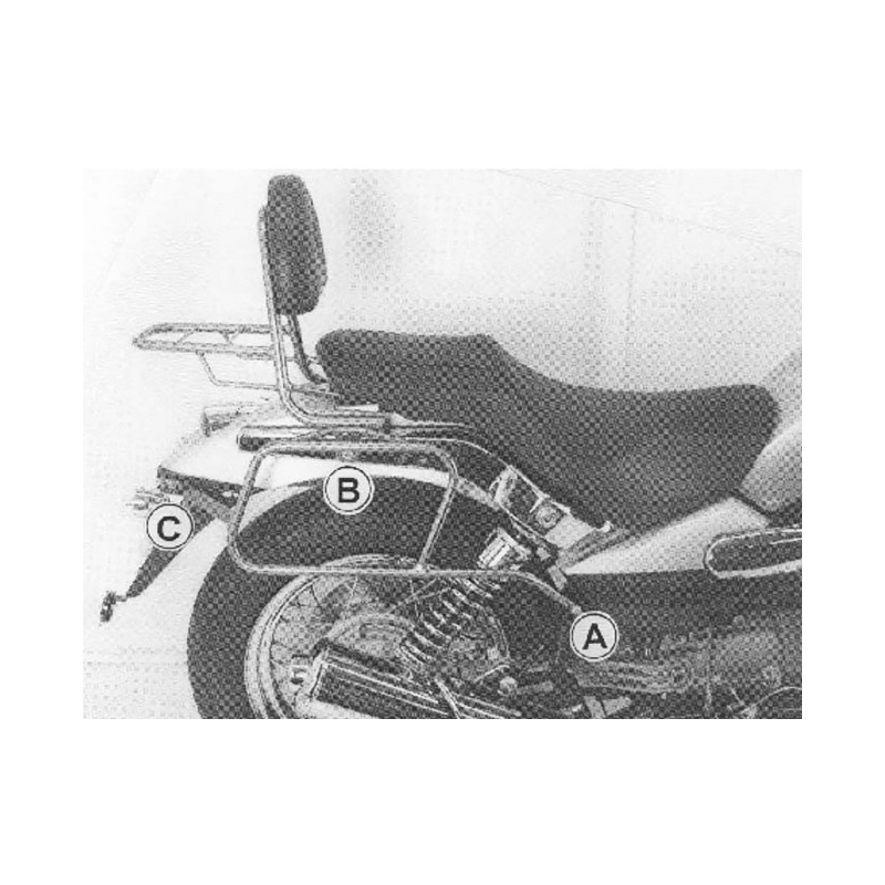 Nevada Classic V 750 from 2004 ✓ Supports sacoches Hepco-Becker